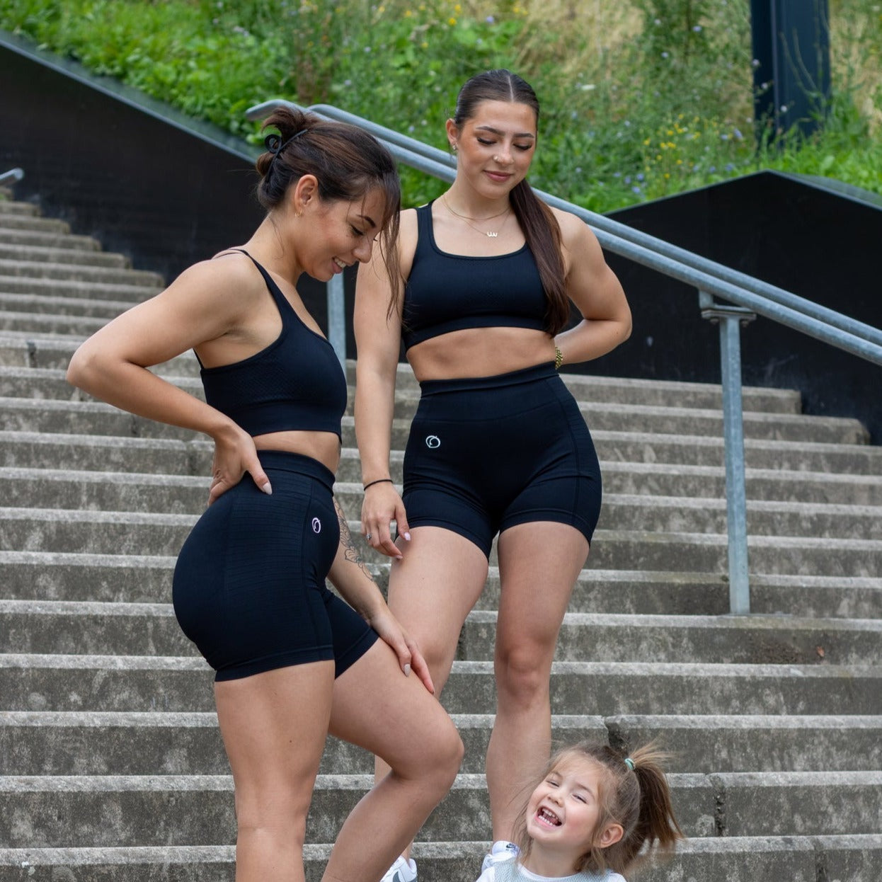 Energize Black Shorts